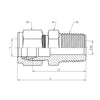Double ferrule compression fitting