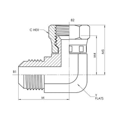 Collection image for: Stainless Steel JIC 90° Elbow