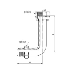 Collection image for: Male JIC x Female JIC Swivel Swept 90° Elbow Long