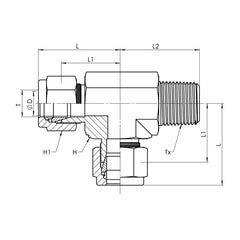 Collection image for: Instrumentation x Male NPT x Instrumentation Run Tee, Stainless Steel