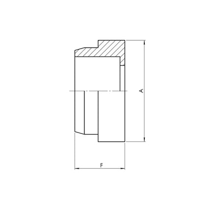 SS-0319-10 | 10 JIC Tube Sleeve, Stainless Steel