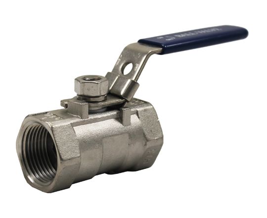BV1P-050-316SS | 1/2" Ball Valve - 1 Piece, 316SS