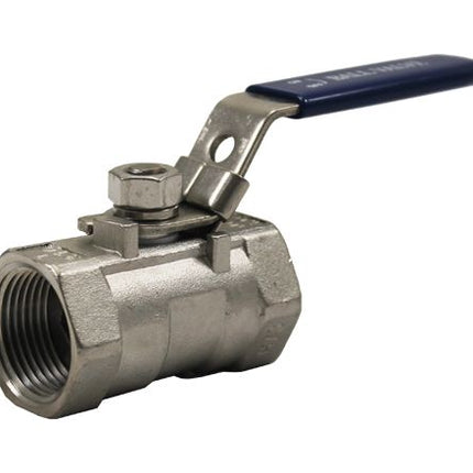 BV1P-100-316SS | 1" Ball Valve - 1 Piece, 316SS