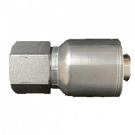 200-FP-16-16-1P | 1" x 1" Female NPT, 1-Piece Hose Fitting for 1 & 2 Wire Braid