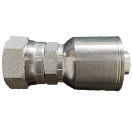 200-ORFS-05-06-1P | 5/16" x 3/8" O'Ring Face Seal, 1-Piece Hose Fitting for 1 & 2 Wire Braid