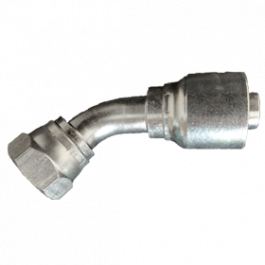 R4F4-FJX45-32 | 100R4/FLEX4, 2" HOSE X 2" 45 DEGREE FJX