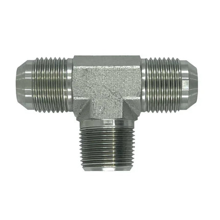 SS-2601-04-04-04 | 04 MJ - 04 MJ - 04 MP Tee, Stainless Steel