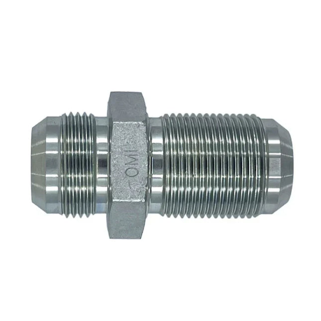 2700-LN-10-10 | 10 MJ - 10 MJ Bulkhead Straight w/ Lock Nut, Carbon Steel