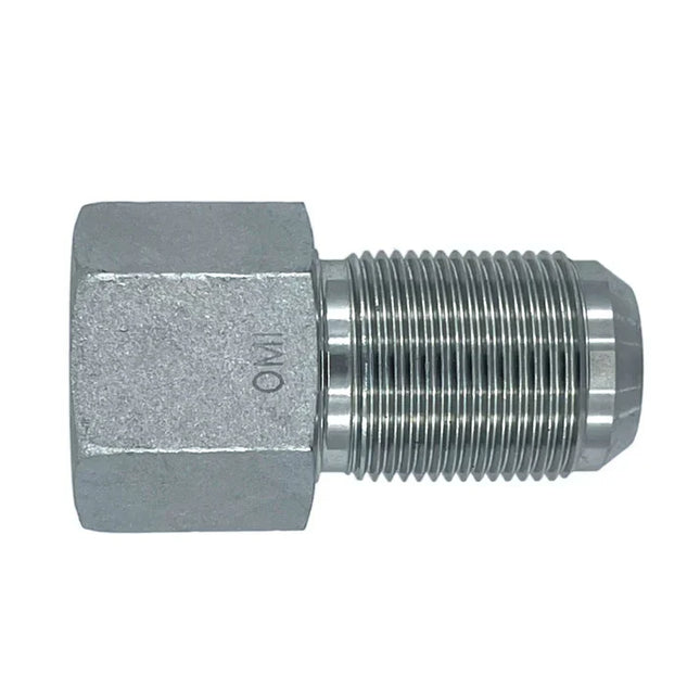 2705-06-04 | 06 FP - 04 MJ Bulkhead Straight, Carbon Steel