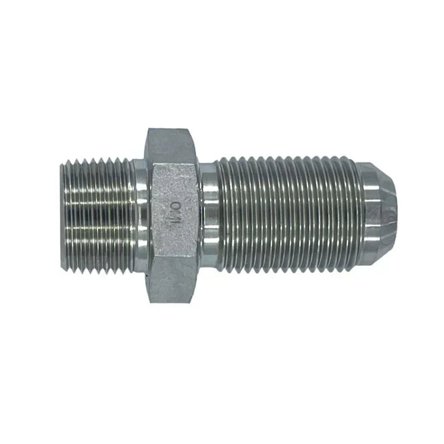 2706-LN-24-24 | 24 MP - 24 MJ Bulkhead Straight w/ Lock nut, Carbon Steel