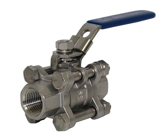 BV3P-200-316SS | 2" Ball Valve - 3 Piece, 316SS