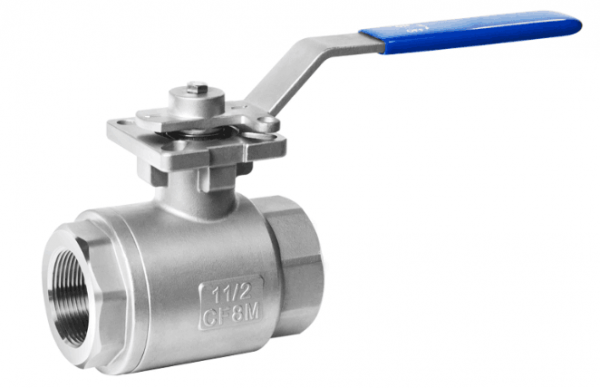 BV2P-075-316SS-3KPSI | 3/4" Ball Valve - 2 Piece, 316SS, 3000 PSI