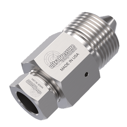 5406-9M6H | 9/16" MP Female x 3/8" HP Male, Stainless Steel - 20K psi