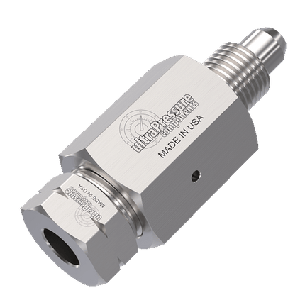 5406-9H9M | 9/16" HP Female x 9/16" MP Male, Stainless Steel - 20K psi