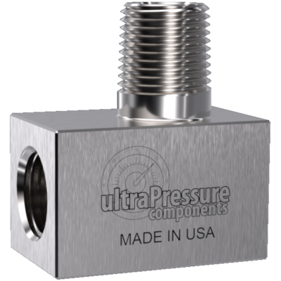 5502F-4N4N | 1/4" Male NPT x 1/4" Female NPT 90, Stainless Steel - 15K psi