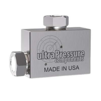 5504-4M | 1/4" MP Female Elbow, Stainless Steel - 20k psi