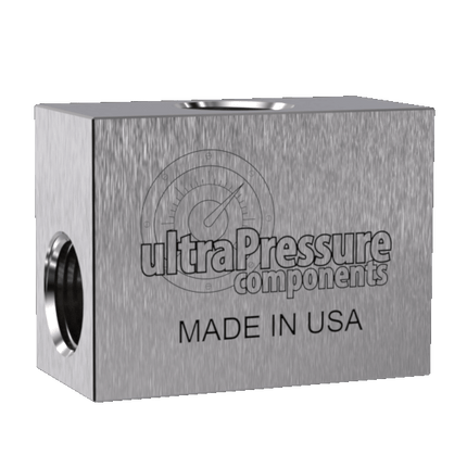 5504F-4N4N | 1/4" Female NPT x 1/4" Female NPT 90, Stainless Steel - 15K psi