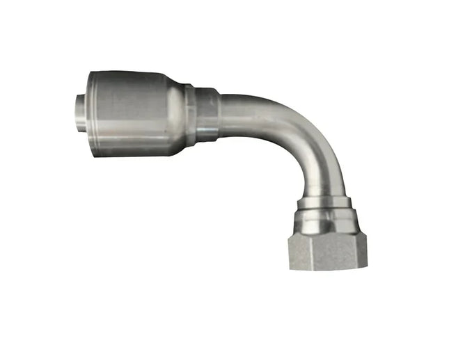 600SF-FJX90-20-20 | Spiralfit , FEMALE JIC 90, 1-1/4" hose x 1-1/4" JIC; 6 Wire