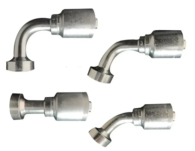 600SF-CAT-90L-12-12 | SPIRALFIT,90 DEGREE LONG DROP, 3/4" HOSE X 3/4" CAT FLANGE