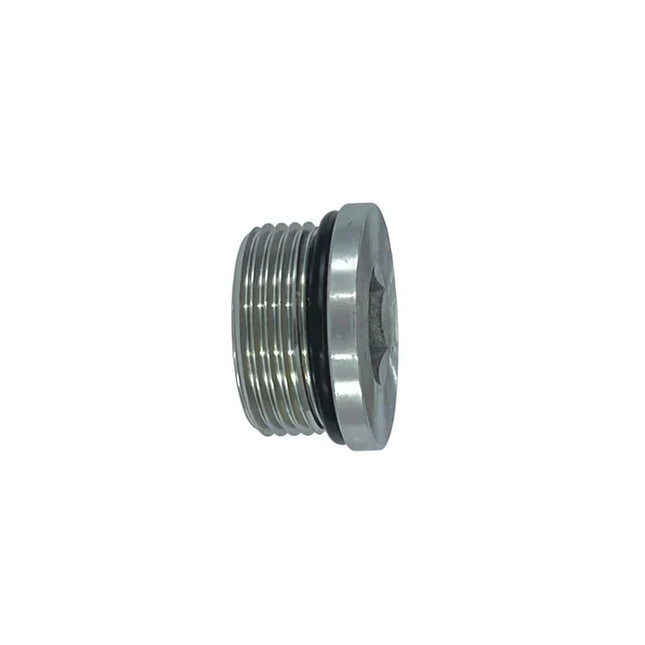 SS-6408-HHP-08 | 08 MORB Hollow Hex Plug, Stainless Steel