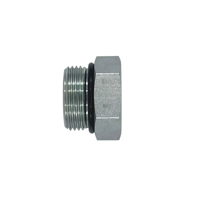 SS-6408-10 | 10 MORB External Hex Plug, Stainless Steel