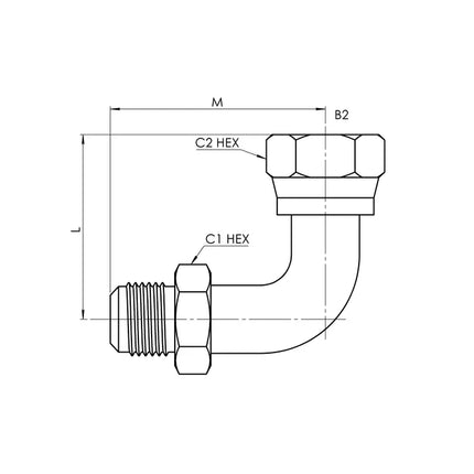 6701-04-04 | 04 MJ - 04 FJS Swept 90 Elbow, Carbon Steel
