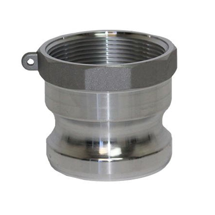A-200-ALUMINUM | Part A - Adapter - 2" Male Adapter x 2" Female NPT, Aluminum