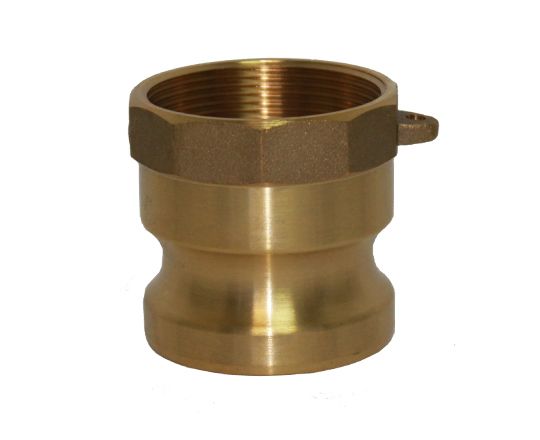 A-200-BRASS | Part A - Adapter - 2" Male Adapter x 2" Female NPT, Brass