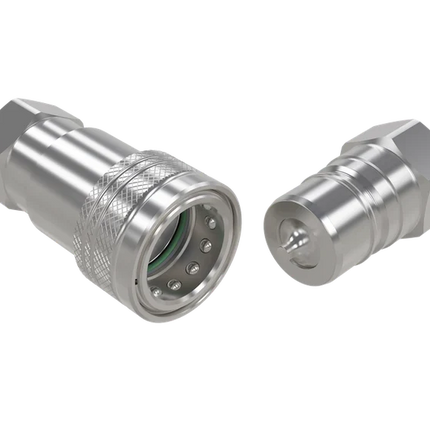 ANV-SS-06-06C-NPT | 3/8" Coupler with 3/8" Female NPT; 316 Stainless Steel