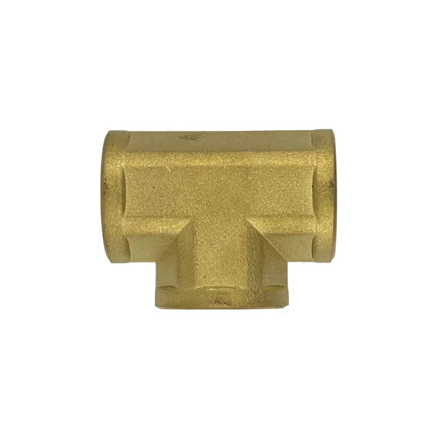 B-5605-04-04-04-FG | 04 FP - 04 FP - 04 FP Tee Forged (Brass)