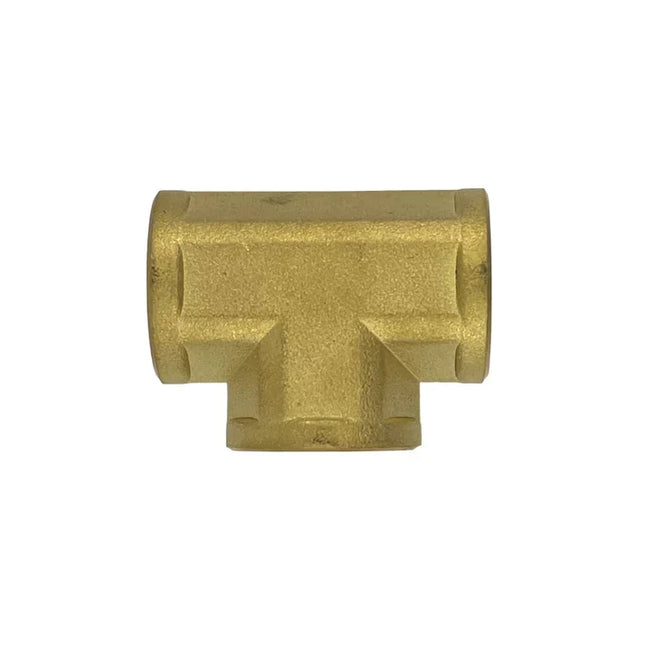 B-5605-04-04-04-BS | 04 FP - 04 FP - 04 FP Tee Barstock (Brass)