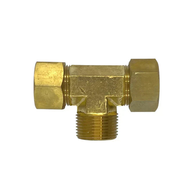 B-C2601-06-06-04-FG | 06 BT - 06 BT - 04 MP Tee Forged (Brass)