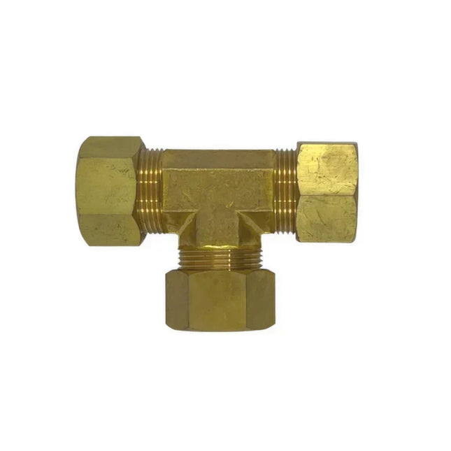 B-C2603-02-02-02-FG | 02 BT - 02 BT - 02 BT Tee Forged (Brass)