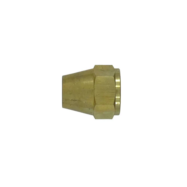 B-F0302-12 | 12 Flare Short Nut (Brass)