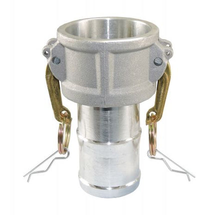 C-600-ALUMINUM | Part C - Coupler - 6" Female Coupler x 6" Hose Shank, Aluminum
