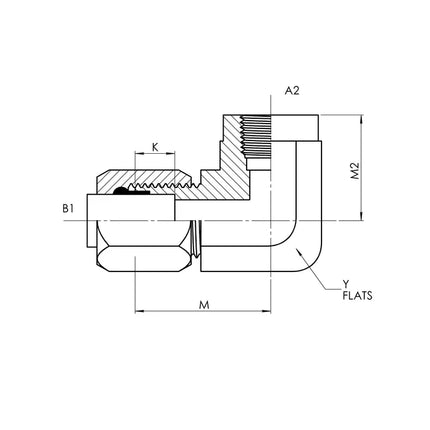 C2502-24-24-FG-M1 | 24 BT - 24 FP 90 Elbow Forged (Body), Carbon Steel