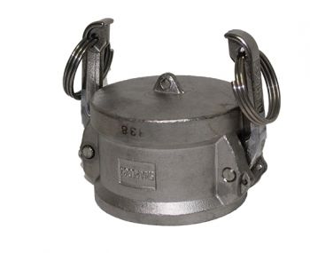 DC-125-SS304 | Dust Cap - 1-1/4" Female End Coupler, 304SS