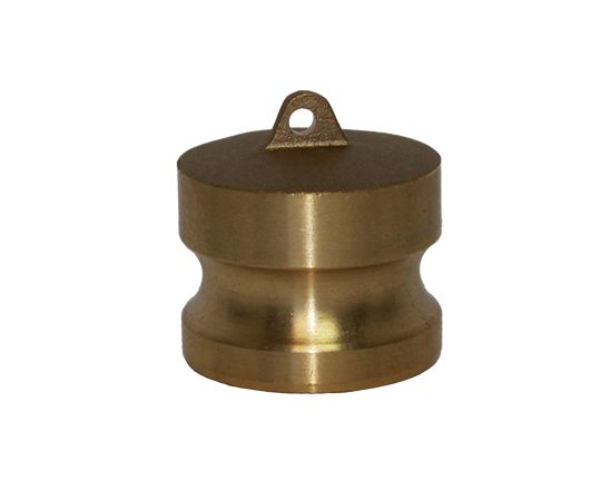 DP-200-BRASS | Dust Plug - 2" Male End Adapter, Brass