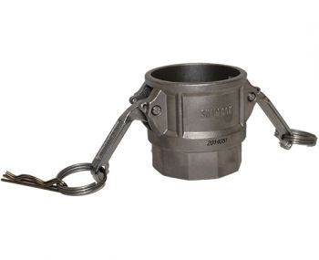 D-250-SS304 | Part D - Coupler - 2-1/2" Female Coupler x 2-1/2" Female NPT, 304SS