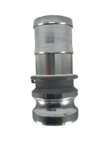 E-300-ALUMINUM | Part E - Adapter - 3" Male Adapter x 3" Hose Shank, Aluminum