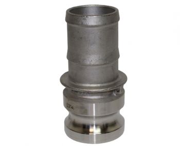 E-300-SS304 | Part E - Adapter - 3" Male Adapter x 3" Hose Shank, 304SS