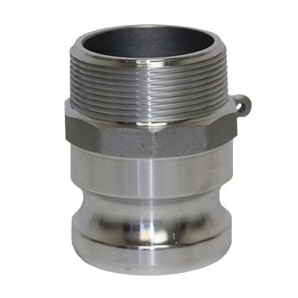 F-150-ALUMINUM | Part F - Adapter - 1-1/2" Male Adapter x 1-1/2" Male NPT, Aluminum