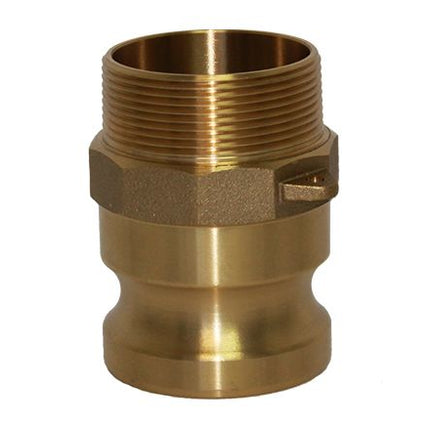 F-300-BRASS | Part F - Adapter - 3" Male Adapter x 3" Male NPT, Brass