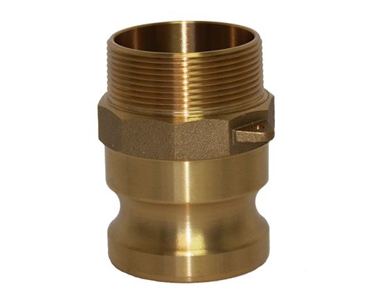 F-300-BRASS | Part F - Adapter - 3" Male Adapter x 3" Male NPT, Brass