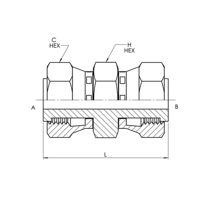 FS6565-10-10 | 10 FFSS - 10 FFSS Straight, Carbon Steel