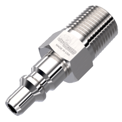 HPC600-1-6JM | Nipple w/o Check x 3/8" JIC Male, Stainless Steel - 15K psi