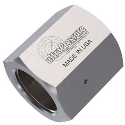 5406C-6H | 3/8" HP Cap, Stainless Steel - 60K psi