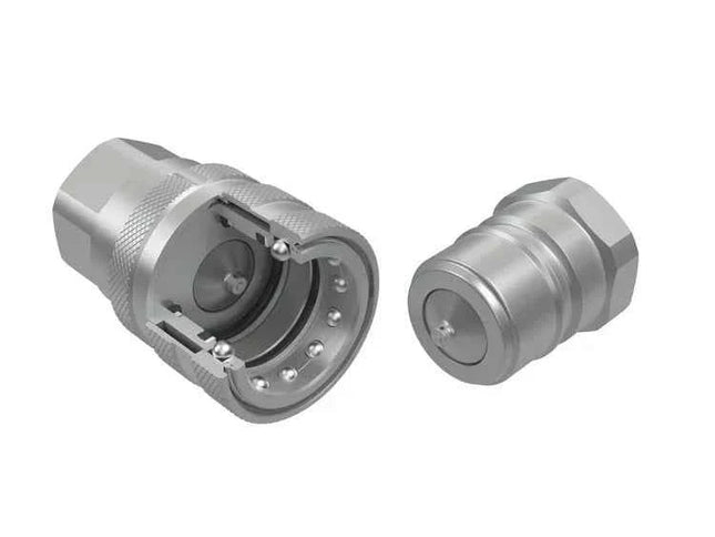 PTK-08-08C-NPT | Parker TEMA interchange coupling 1/2" body x 1/2" female NPT threads - Connect under Pressure