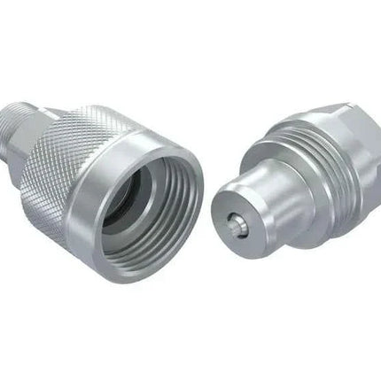 PVP-04-04N | 1/4" Nipple (Poppet Style) x 1/4" NPT Male