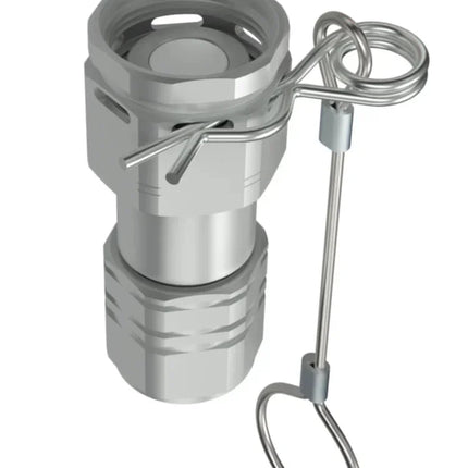 PVT4-SS-12-12N-NPT | 3/4" Screw-Type, Flat Face Connect under pressure Nipple with 3/4" Female NPT, 316 Stainless Steel; PVTX.2519.013